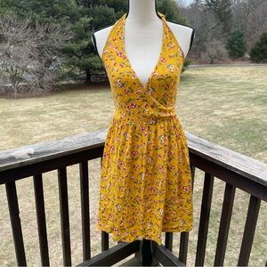 Xhilaration babydoll sundress floral soft girl cottagecore romantic smocked